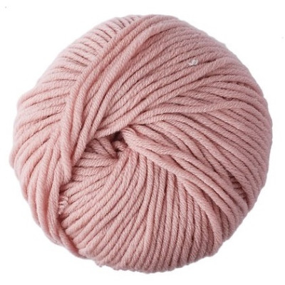 100% vlněná příze merino WOOLLY 5 od DMC 50g, růžová