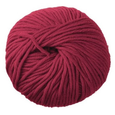 100% vlněná příze merino WOOLLY 5 od DMC 50g, vínová
