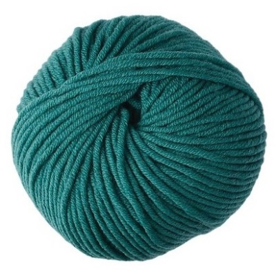 100% vlněná příze merino WOOLLY 5 od DMC 50g, smaragdově zelená