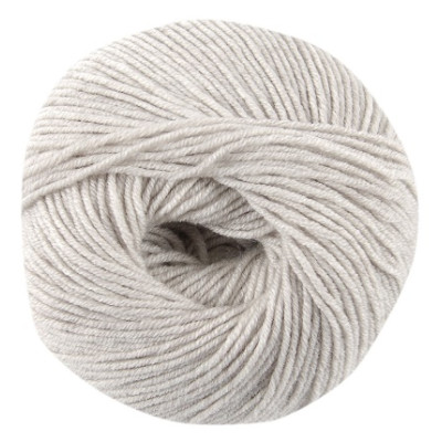 100% vlněná příze merino WOOLLY od DMC 50g, bílý tvíd