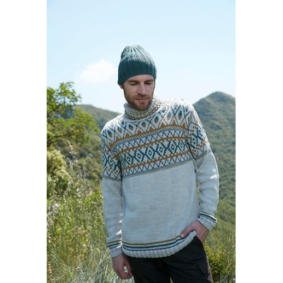 100% vlněná příze merino WOOLLY od DMC 50g, bílý tvíd