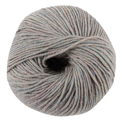 100% vlněná příze merino WOOLLY od DMC 50g, šedý tvíd