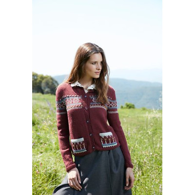 100% vlněná příze merino WOOLLY od DMC 50g, červený tvíd