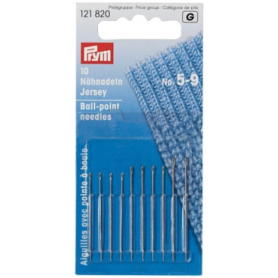 Jehly na žerzej s tupou špičkou č. 5-9 (10 ks) PRYM