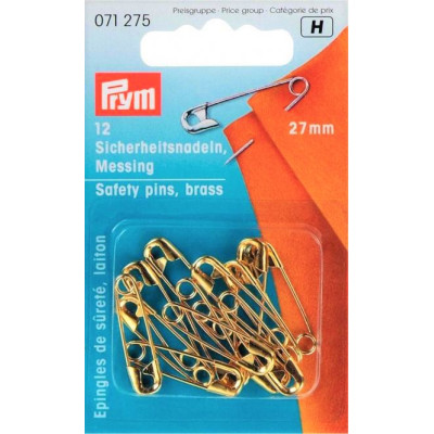 Mosazné spínací špendlíky (12 ks) PRYM