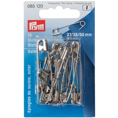 Ocelové spínací špendlíky (18 ks) PRYM