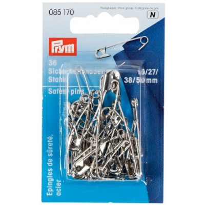 Ocelové spínací špendlíky (36 ks) PRYM