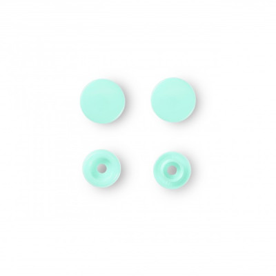 Patentky kulaté mentolové "Color snaps" Ø 12,4 mm (30 ks) PRYM