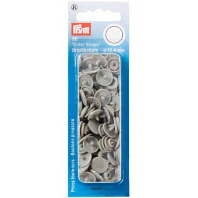 Patentky kulaté béžové "Color snaps" Ø 12,4 mm (30 ks) PRYM
