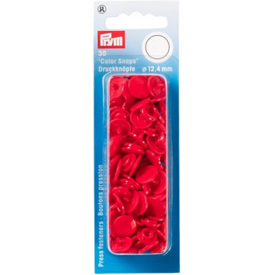 Patentky kulaté růžové "Color snaps" Ø 12,4 mm (30 ks) PRYM