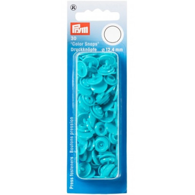 Patentky kulaté šedé "Color snaps" Ø 12,4 mm (30 ks) PRYM