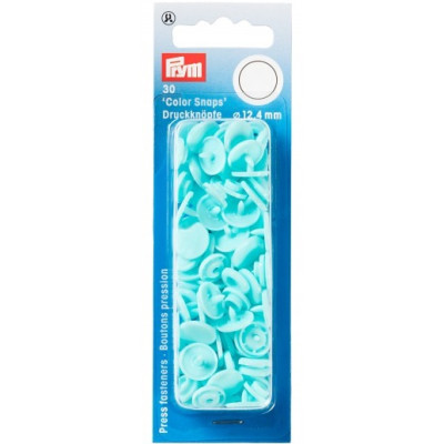 Patentky kulaté modré "Color snaps" Ø 12,4 mm (30 ks) PRYM
