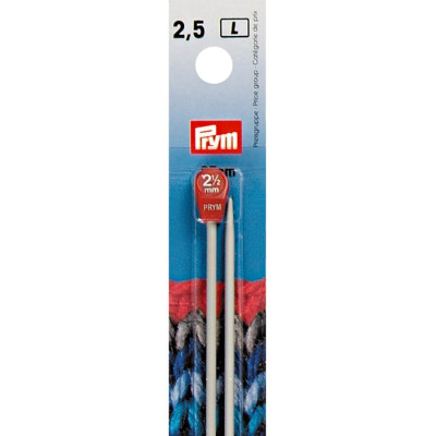 Pletací jehlice 2.00 mm 35 cm hliníkové PRYM