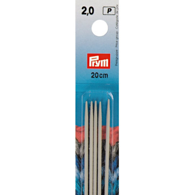 Pletací jehlice 6.50 mm 35 cm hliníkové PRYM