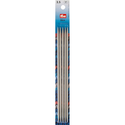 Pletací jehlice oboustranné 2.50 mm 20 cm hliníkové PRYM