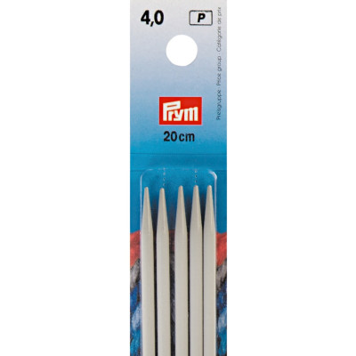 Pletací jehlice oboustranné 3.00 mm 20 cm hliníkové PRYM