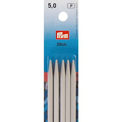 Pletací jehlice oboustranné 4.00 mm 20 cm hliníkové PRYM