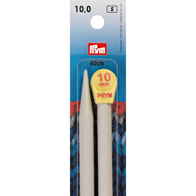 Pletací jehlice 9.00 mm 40 cm plastové PRYM