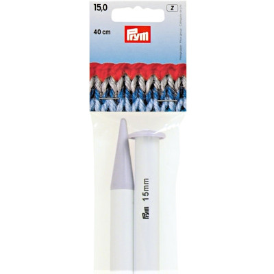 Pletací jehlice velké 12.00 mm 40 cm plastové PRYM