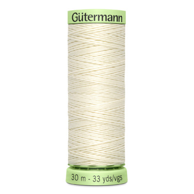 Knoflíková prošívací nit Gütermann černá