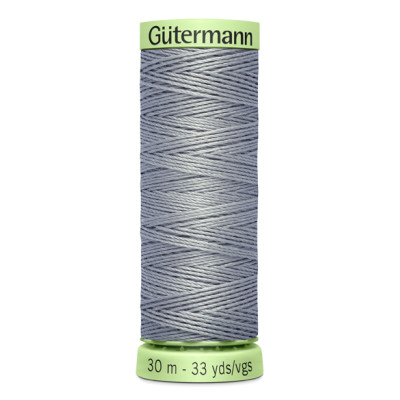 Knoflíková prošívací nit Gütermann šedá