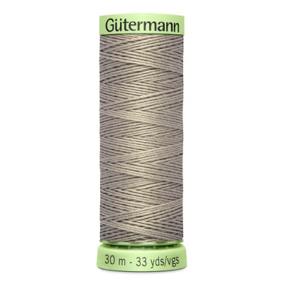 Knoflíková prošívací nit Gütermann černá