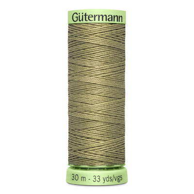 Knoflíková prošívací nit Gütermann černá