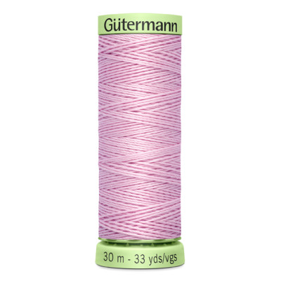 Knoflíková prošívací nit Gütermann černá