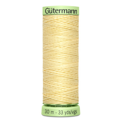 Knoflíková prošívací nit Gütermann černá