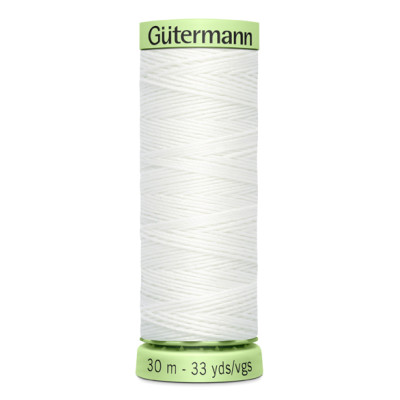 Knoflíková prošívací nit Gütermann černá