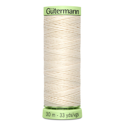 Knoflíková prošívací nit Gütermann černá