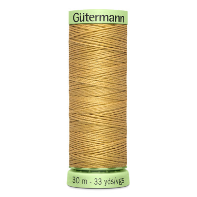 Knoflíková prošívací nit Gütermann černá