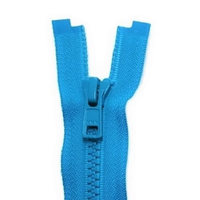 YKK VISLON® zip kostěný dělitelný, hnědý