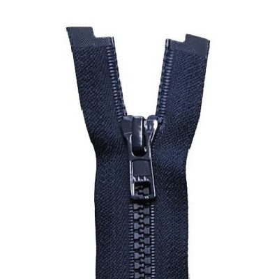 YKK VISLON® zip kostěný dělitelný, modrý džínový
