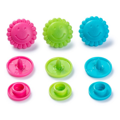 Patentky sluníčka "Color snaps" Ø 12,4 mm (30 ks) PRYM Love