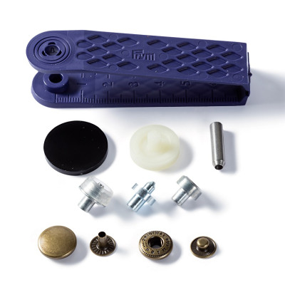 Stiskací knoflíky staromosaz, 15 mm (10 ks) PRYM