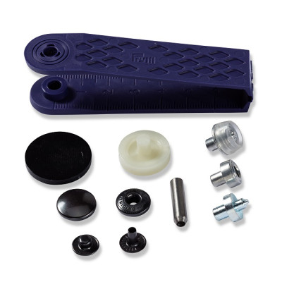 Stiskací knoflíky černé, 15 mm (10 ks) PRYM