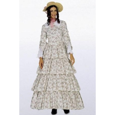 Střih Burda číslo 2768 biedermeierovské šaty se spodničkou