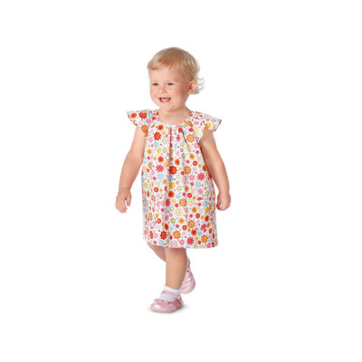 Střih Burda číslo 9435 dětské šaty, halenka, kraťasy, overal