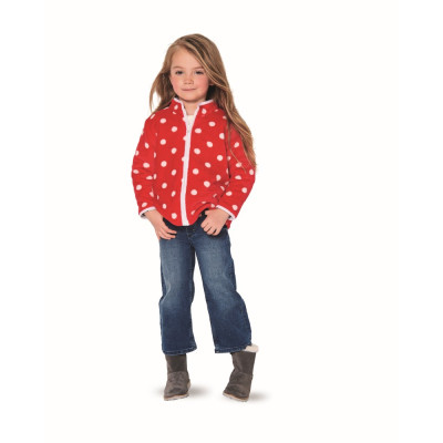 Střih Burda číslo 9290 dětská bunda na zip, vesta