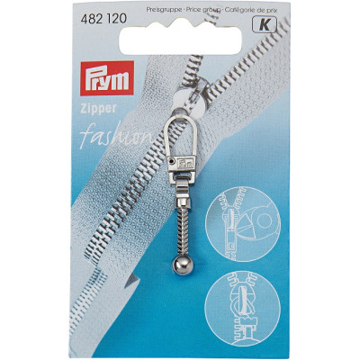 Taháček na zip, kovový PRYM