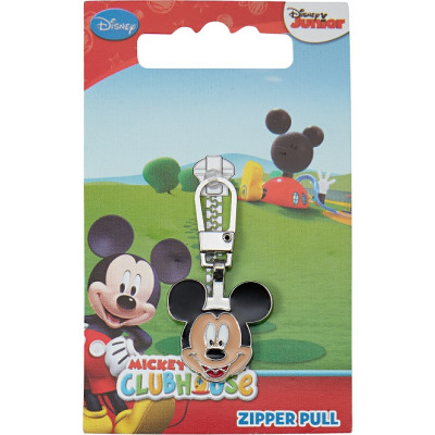 Taháček na zip Mickey Mouse, 42 x 22 mm kovový PRYM