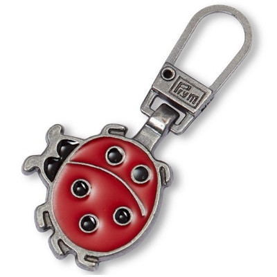 Taháček na zip beruška, 41 x 19 mm kovový PRYM