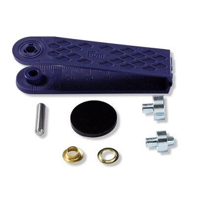 Průchodka zlatá s podložkou, 5 mm (40 ks) PRYM