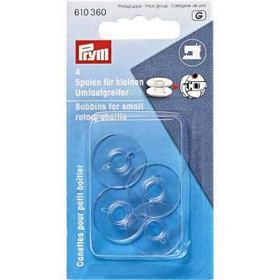 Cívky pro malý rotační chapač (4 ks) PRYM