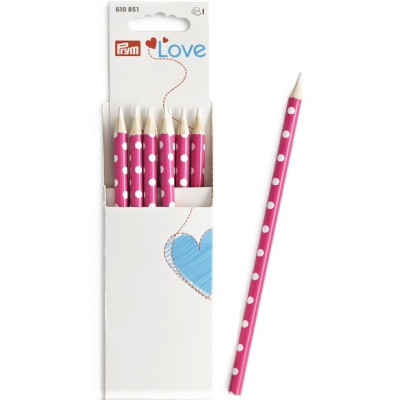 Krejčovská křída bílá v tužce, volná (1 ks) PRYM Love