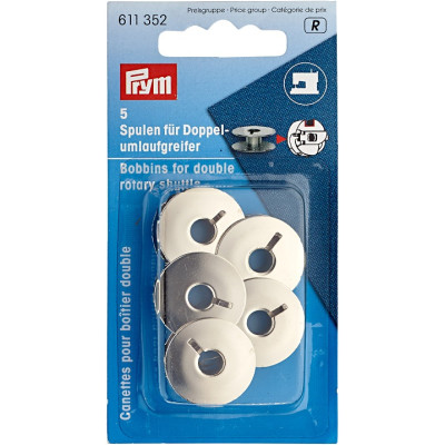 Cívky kovové 21,9 mm pro dvojitý rotační chapač (5ks) PRYM