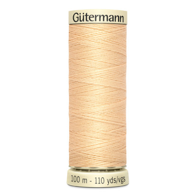 6 Univerzální šicí nit Gütermann 100% PES, béžová