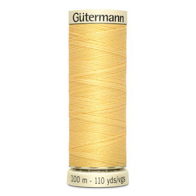 7 Univerzální šicí nit Gütermann 100% PES, žlutá