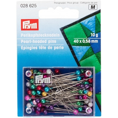 Napichovací špendlíky s perličkovou hlavičkou 10 g PRYM
